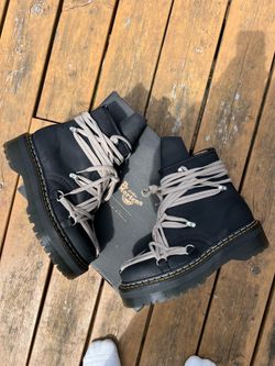 Rick Owen’s Dr. Martens 1460 DRKSHDW Quad Sole Mega Lace Boot