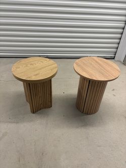 Fluted Tables new