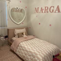 Pink Twin Size Bed-like New