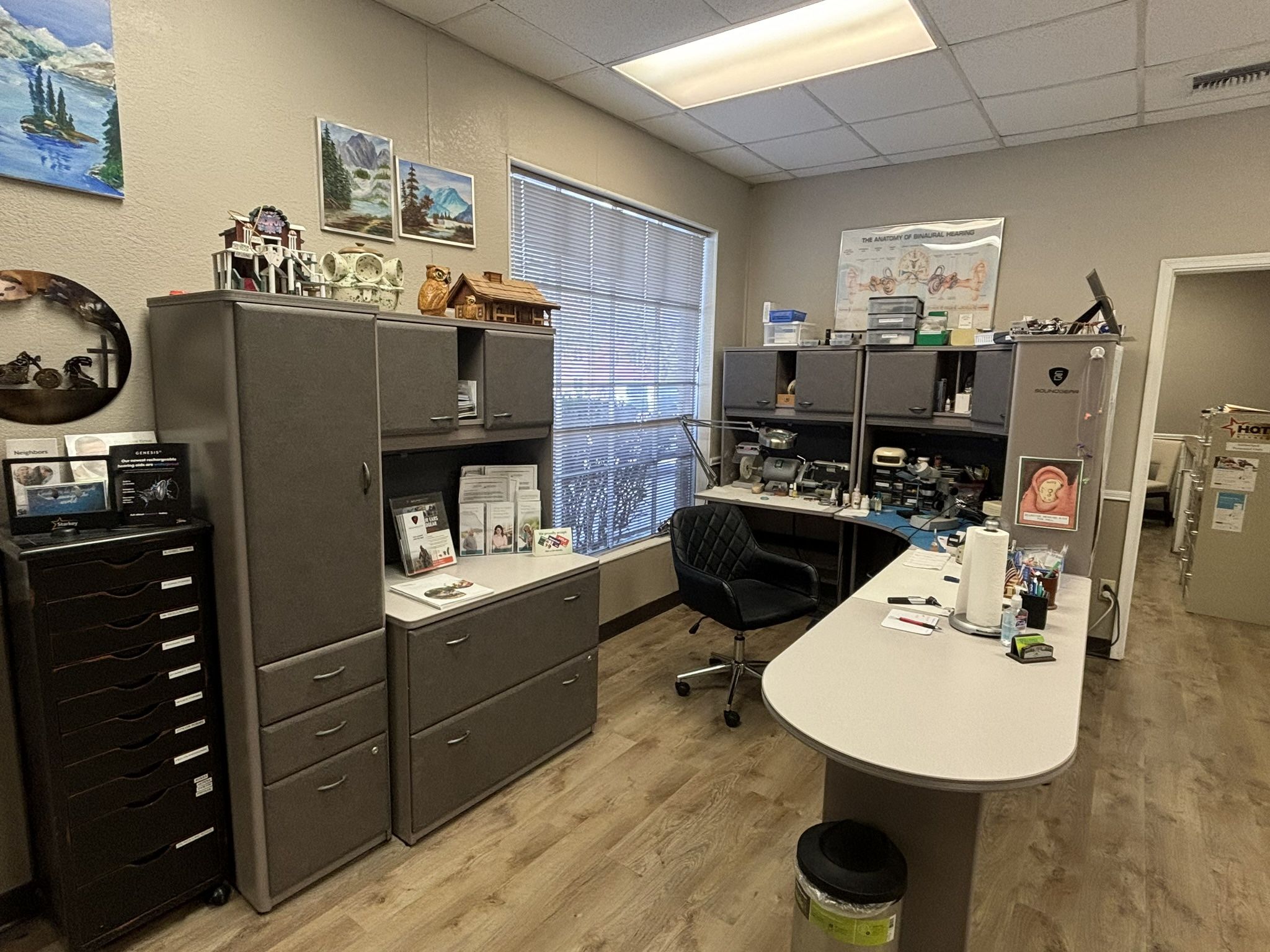 Utility Desk/Cabinets