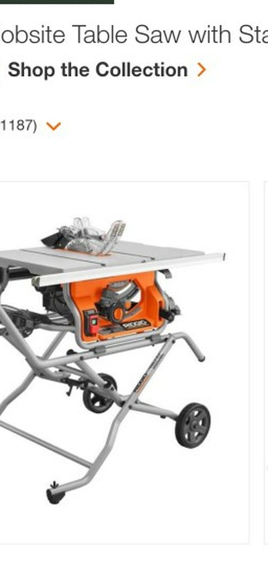 Ridgid Saw Table