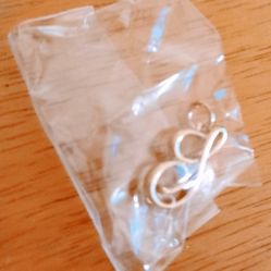 Brand New Ladies Script Charm Initial  " S"