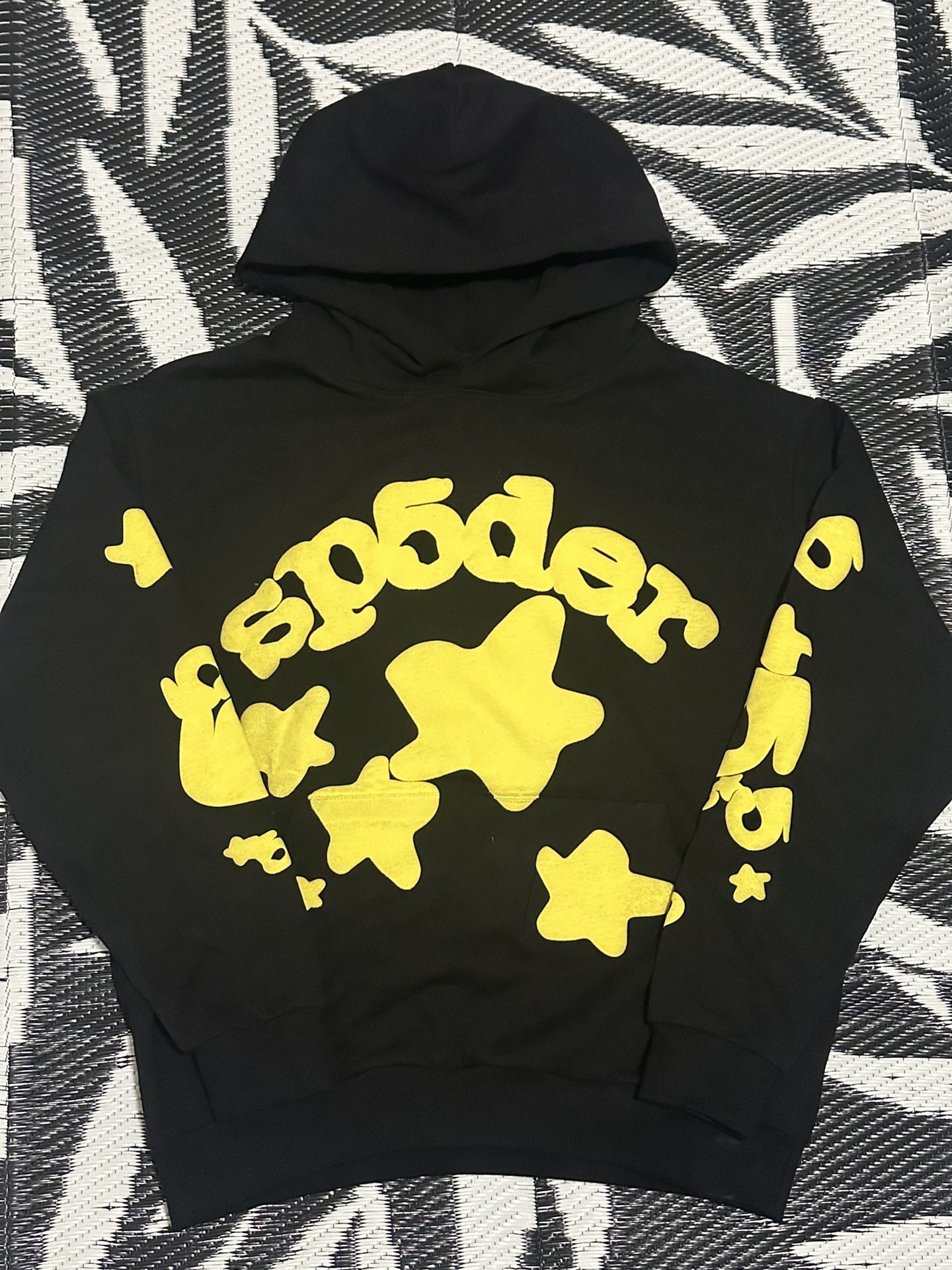 Sp5der Beluga Black/Yellow Hoodie