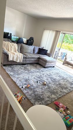 120” Modular Cloud Sectional Sofa w/ Ottoman – 2 Months Old