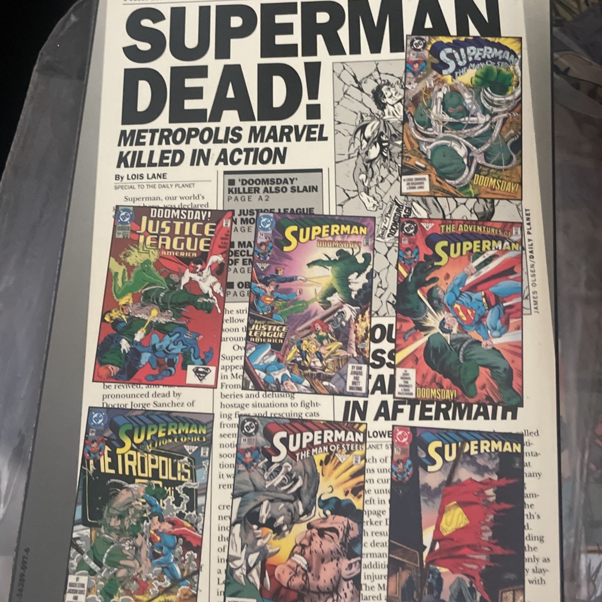 DC Comic Death Of Superman