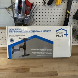 Brand New TV Wall Mount. 32” to 50” Displays Up To 50lbs. Hardware Included