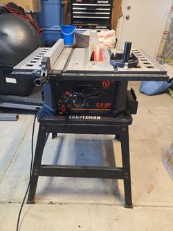 Craftsman 10" 2.5 HP Table Saw with Stand