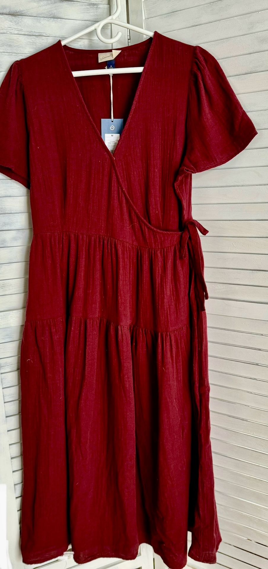 Burgundy Dress, Medium 