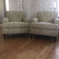 2 Oversized Sitting Chairs