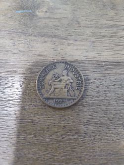 1923 French Commerce Industrie Coin