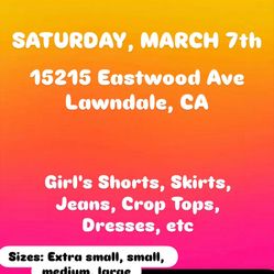 Yard Sale For The Girlys !