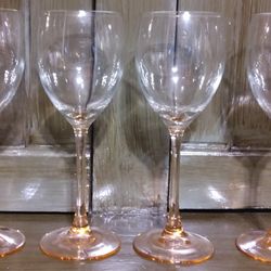 Wine Glasses, Set Of Four