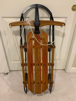 38” antique rocket plane sled