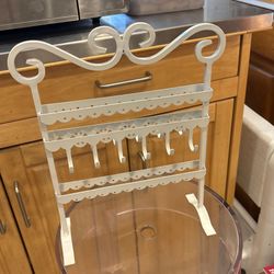 Metal Enamel Jewelry Organizer,  for earrings, Bracelets, Necklaces and  anything else you want to add