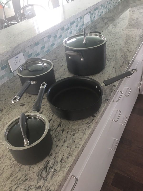 Pampered Chef 7pc Executive Cookware set #2862