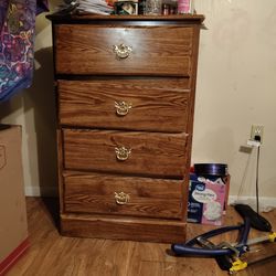 Dresser and tv