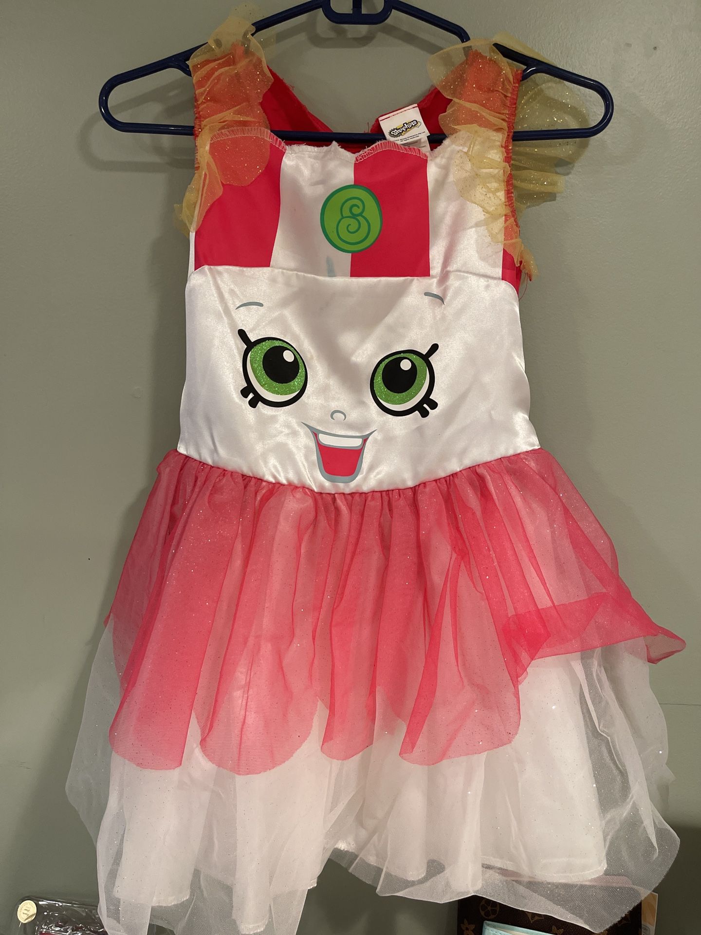Shopkins Child Size 8-10 Costume with Socks Halloween