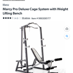 Marcy Weight Lifting System