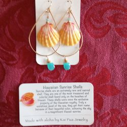 Sunrise Shell Earrings