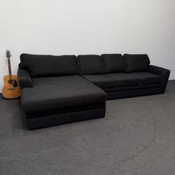 Oversized Prestige Black Sectional Couch *Personal Favorite* In amazing condition X Half Priced