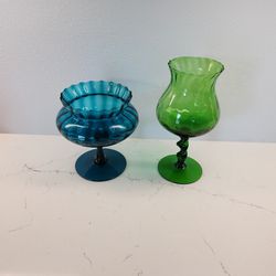  Vintage Empoli Glassware
