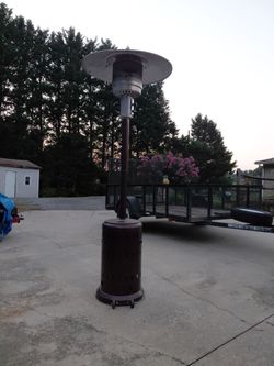 Outside propane heater