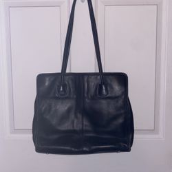 Vintage Coach 7303 Briefcase Leather Tote