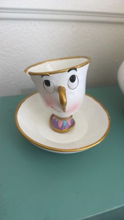 Teacup And pot set Beauty and the beast
