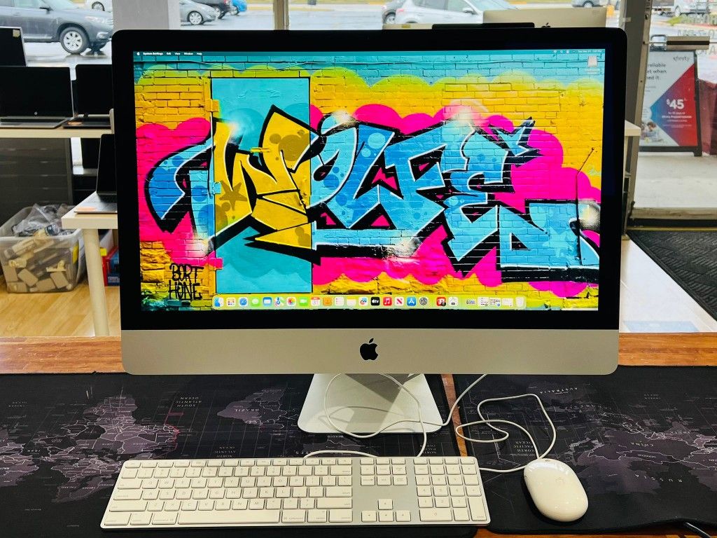  iMac 🖥️ 2020 27” 5K Retina 3.3Ghz 6Core i5 16GB 500GB SSD Radeon Pro 5300 4GB VRAM OS Sequoia