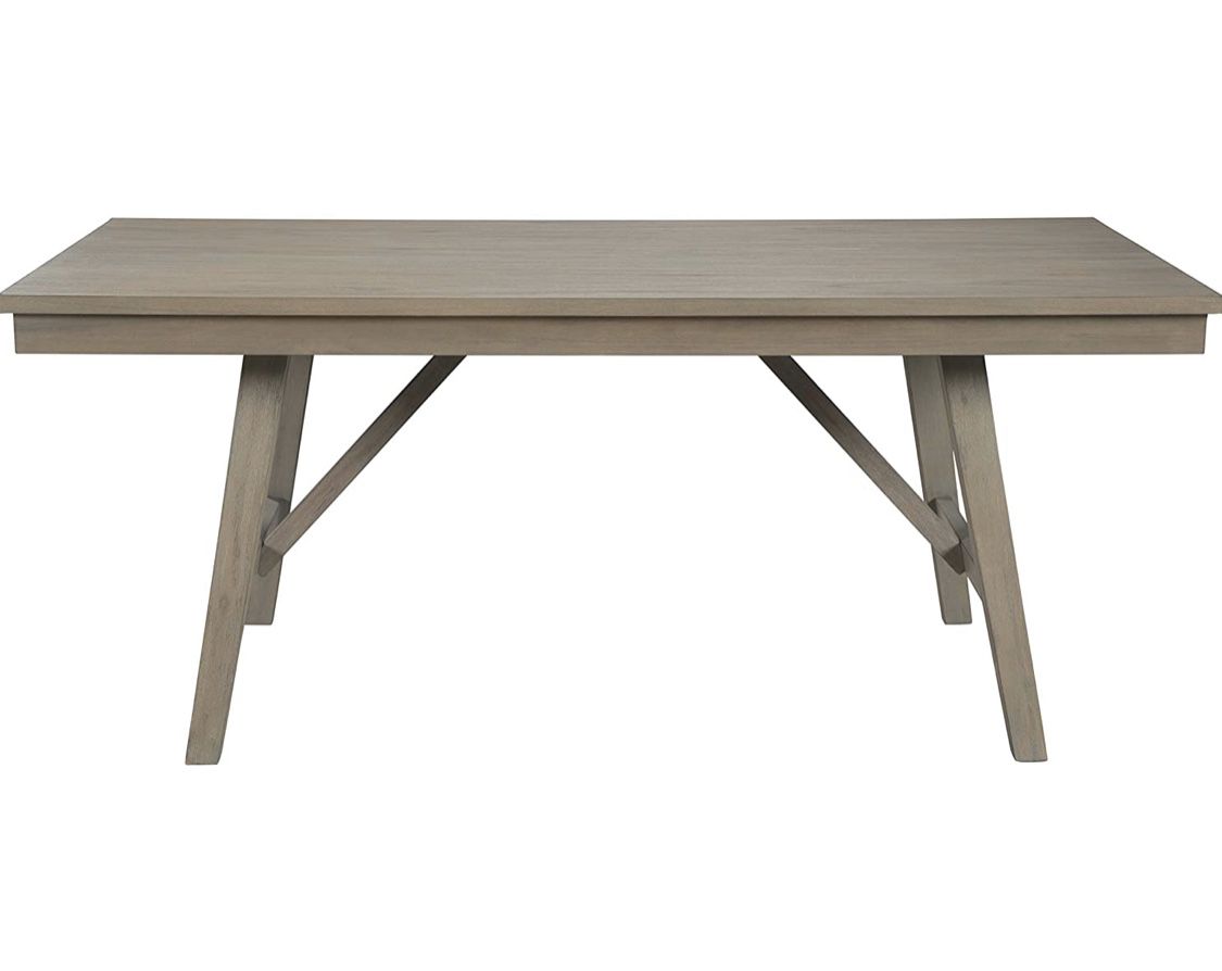 Ashley - Aldwin Rectangular Dining Room Table - Casual Style - Gray
