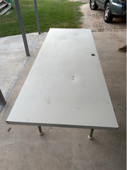 White door table