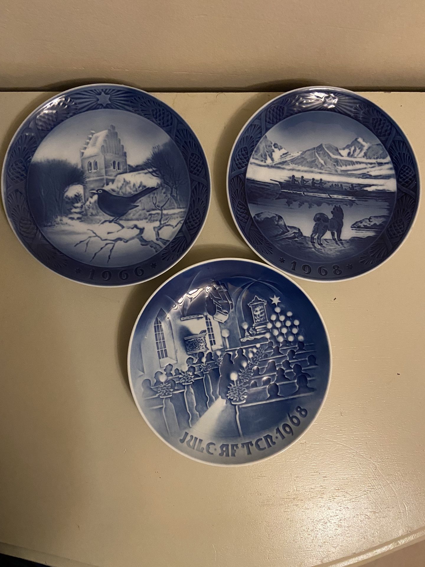 Porcelain Plate Set Of 3
