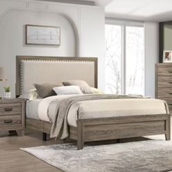 KING BED FRAME NO MATTRESS 