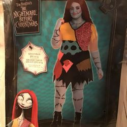 Disney Nightmare Before Christmas Sally Adult Costume Size 3XL -NEW