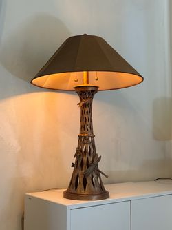 Dragonfly Table Lamp with Dark Shade