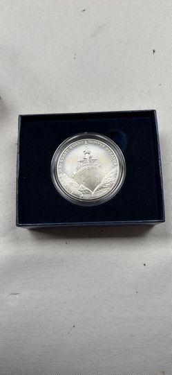 US Mint Armed Forces U.S. Coast Guard 1 oz Silver Medal - Cased Semper Paratus