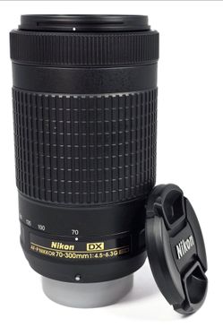 MINT Nikon AF-P 70-300mm f/4.5-6.3 G ED DX Lens w/ Nikon Caps