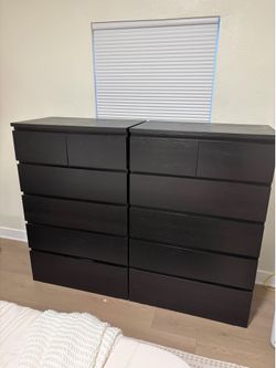 I’m selling 2 IKEA dressers and 2 night stands each or as a set