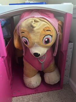 Paw Patrol 6 Volt Plush Skye Ride-on Toy Car with Pup