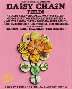 Daisy Chain Fields Festival wristbands for sale