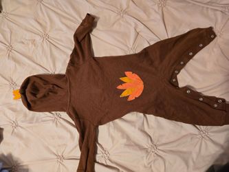 Baby Boys Turkey Romper!
