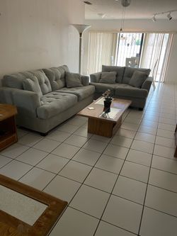 Sofa and loveseat