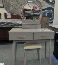 Brand new vanity with stool - one set left - one more color available
