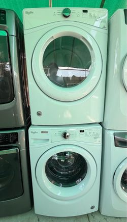 Whirlpool washer and gas dryer