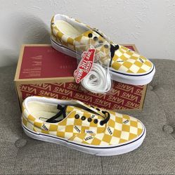 Vans Big Check Era yellow-white