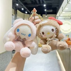 Sanrio Hello Kitty & Cinnamon Roll Plush Pendants 