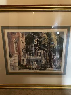 Charleston High Battery Artwork By Virginia Fouche Bolton