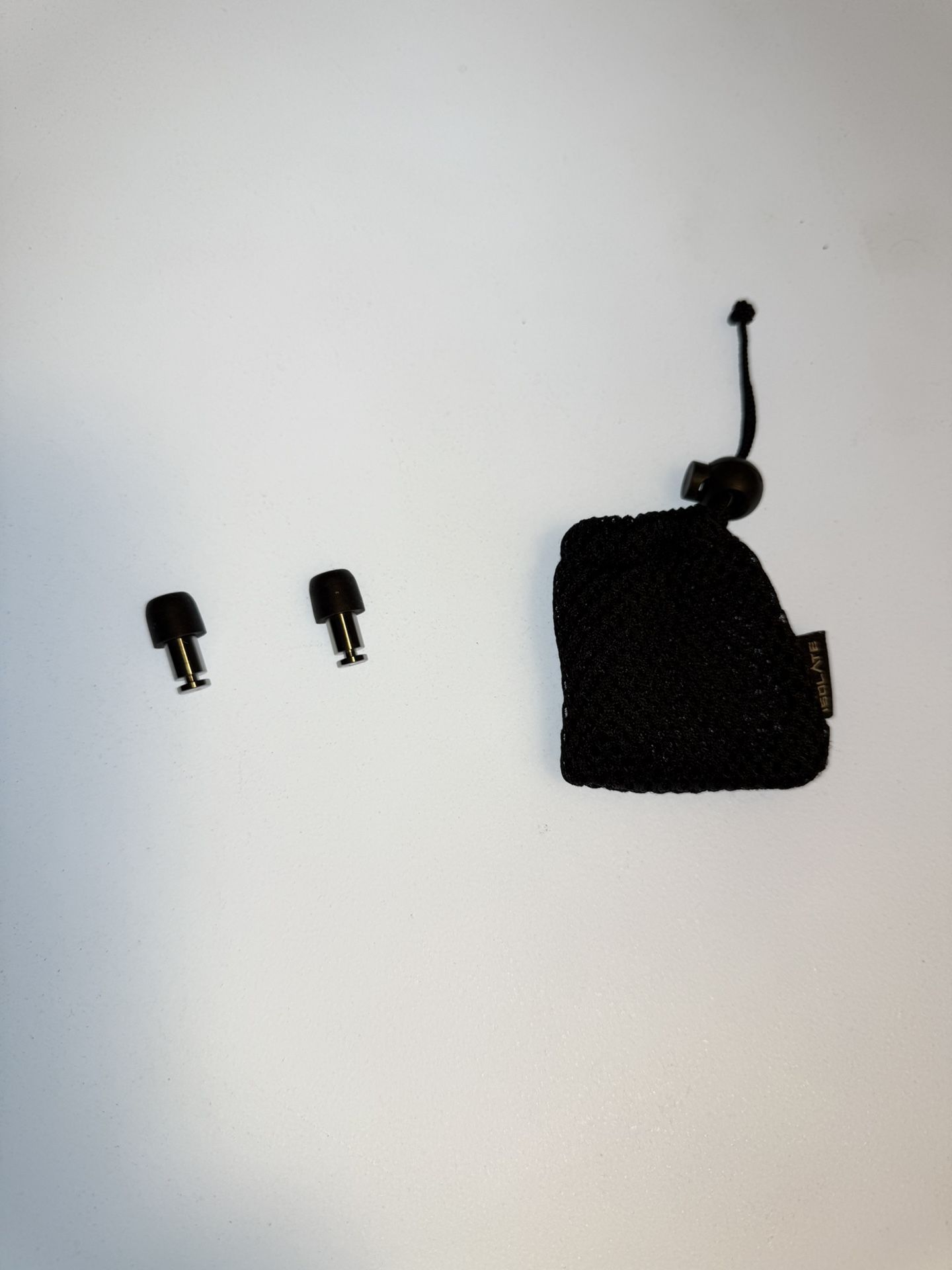 Flare Isolate Mini Aluminum Earplugs for Noise Reduction, Ear Tips Included
