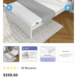 5-Inch Full Memory Foam Mattress - Max & Lilly