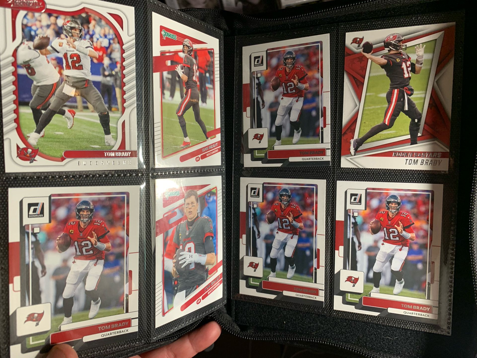 NFL TCG LOT OF 9: Tom Brady Quarterback Tampa Bay Buccaneers 